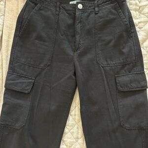 Zara Black Cargo Pants Full Length